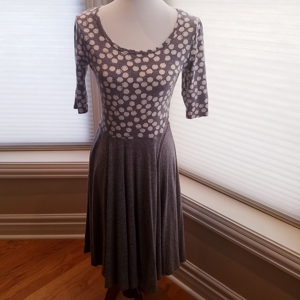 Dark Grey Polka Dot Nicole